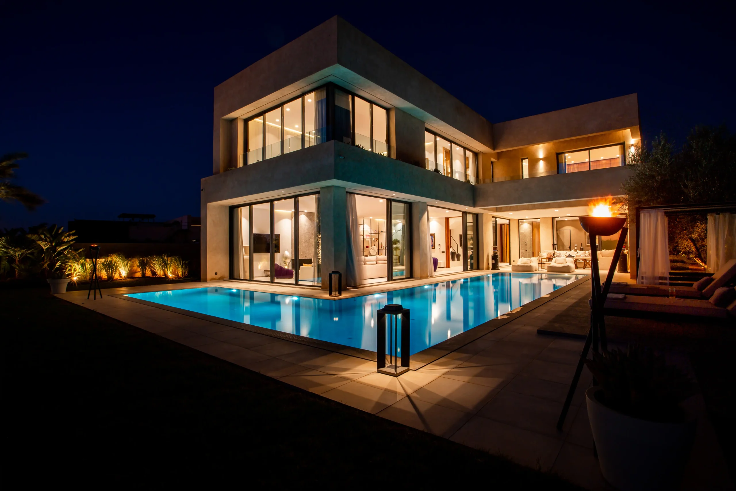 Blanchette est une villa privée de luxe située à Marrakech, au Maroc.