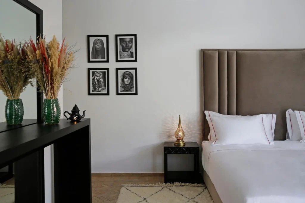 Villa Marrakech Palmeraie : réservez la villa adaptée à votre séjour 2 Carte situant la Palmeraie au nord de la Médina de Marrakech