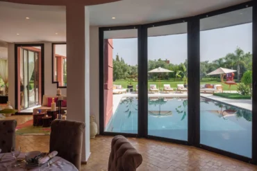 Location villa Marrakech 20 personnes avec piscine privée et grand jardin