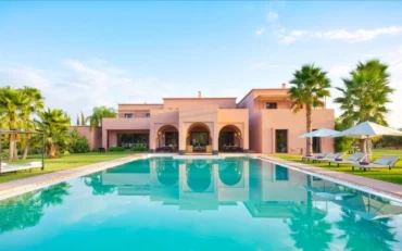 Location villa Marrakech longue durée avec piscine et jardin