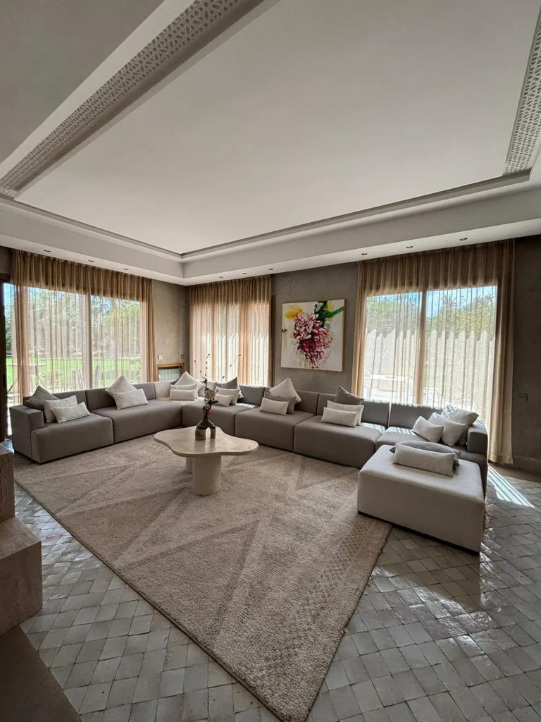 Location villa Marrakech mariage avec piscine privée et jardin pour réception inoubliable
