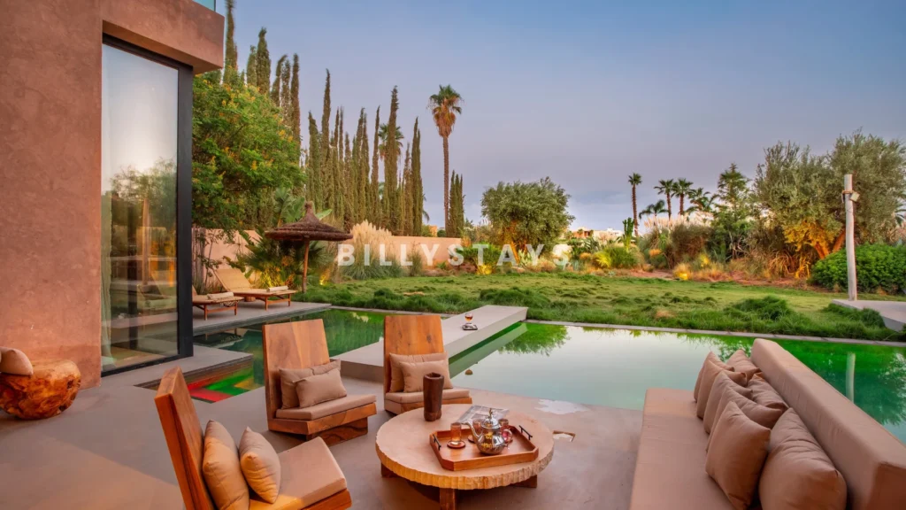 Villa Marrakech terrasse ombragée